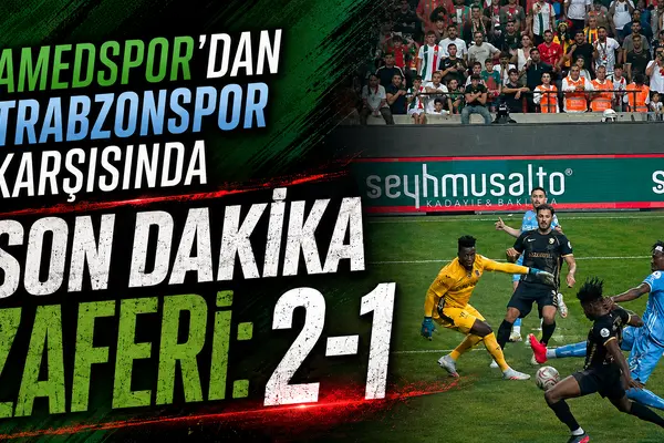 Amedspor Trabzonspor’u 2-1 mağlup etti: Son sözü Gift Orban söyledi