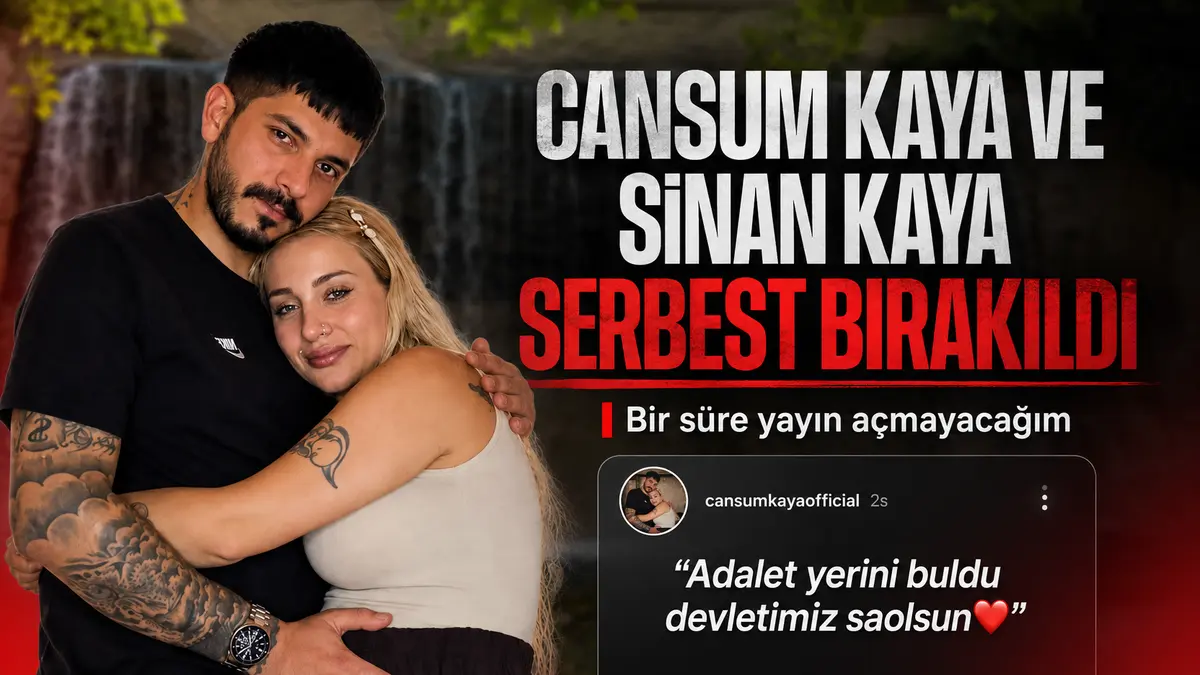 Serbest bırakılan Cansum Kaya’nın sosyal medya paylaşımı