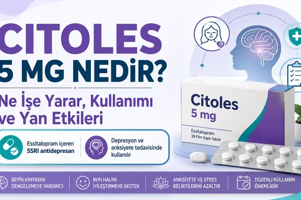 Citoles 5 mg, essitalopram, antidepresan