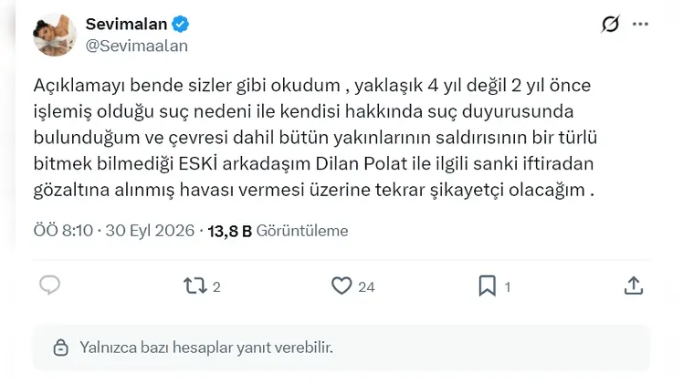 sevim alan dilan polat açıklaması