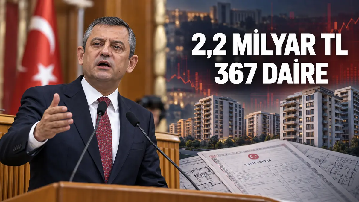 Özgür Özel’den 2,2 Milyar Liralık Fon Tepkisi: “AK Parti’nin Kara Düzeni”