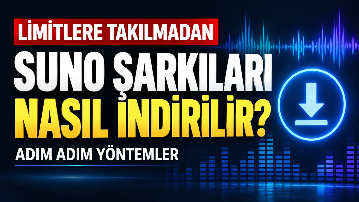 Suno şarkıları limitlere takılmadan nasıl indirilir