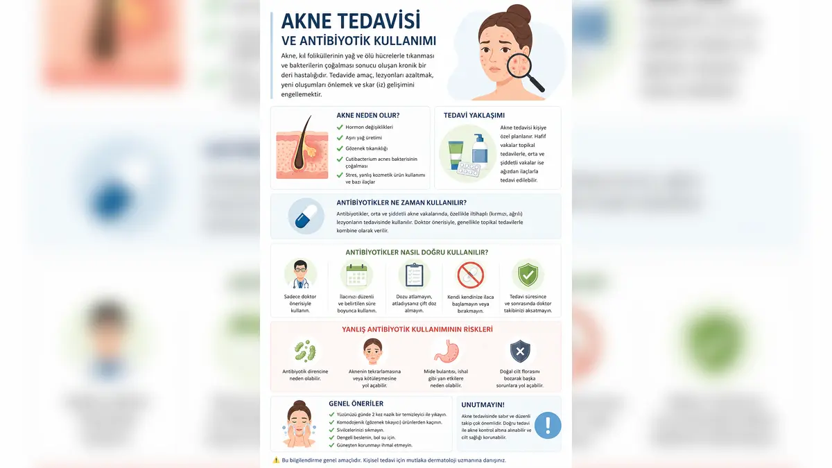 Akne tedavisi ve antibiyotik kullanımı