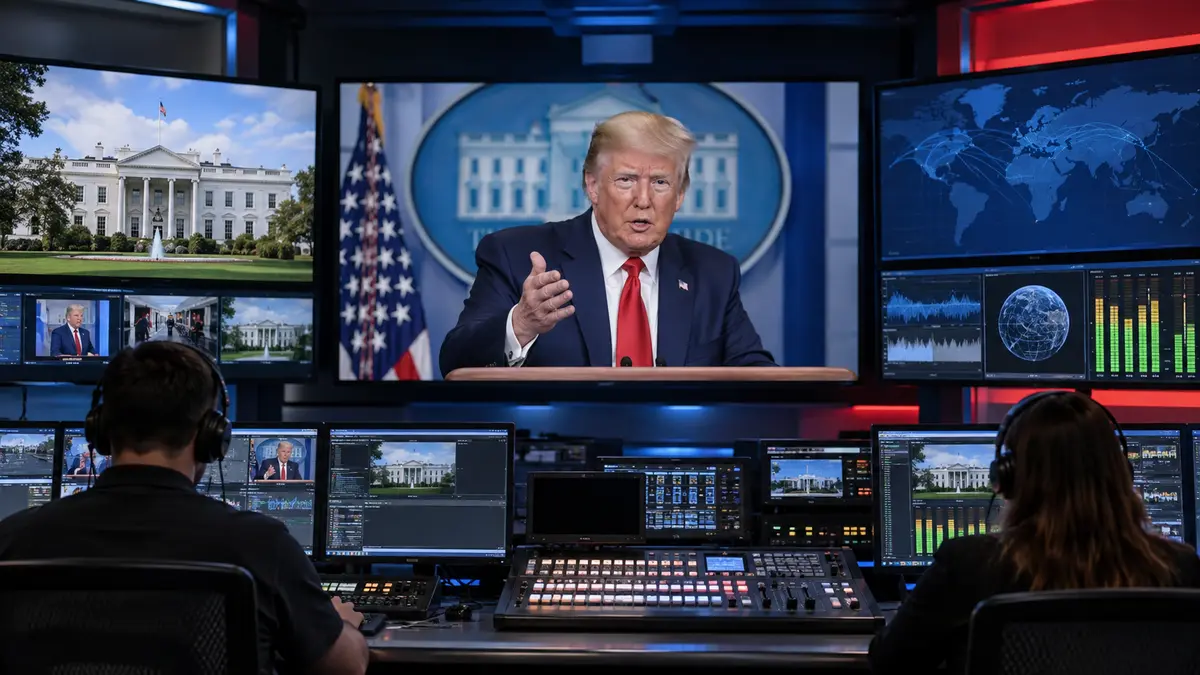 Beyaz Saray tarafından başlatılan Trump TV çevrim içi yayını